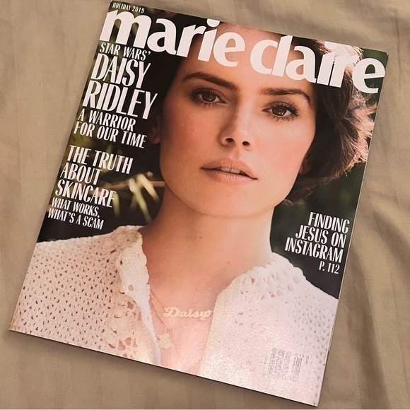 Marie Claire Star Wars Daisy Ridley - Picture 1 of 3